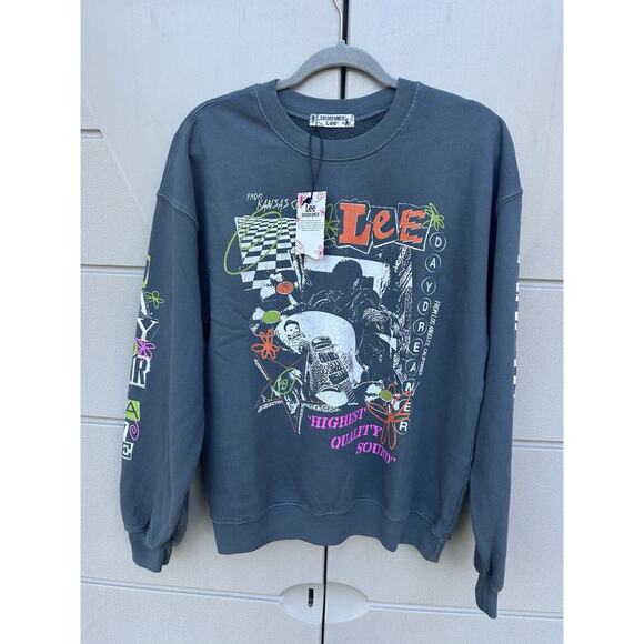 Daydreamer X Lee Highest Quality Sound Boyfriend Crew Sweatshirt Sz S NWT 90’s - Picture 3 of 16